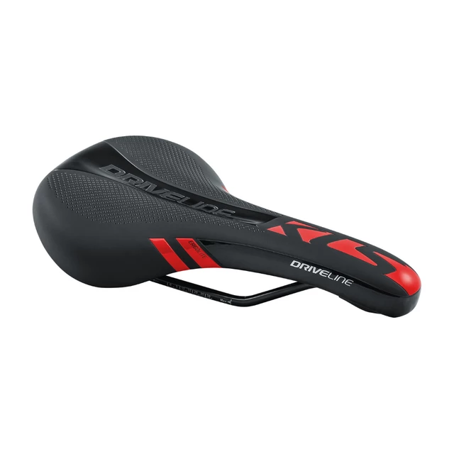 Bike Saddle Kellys Driveline - Sky Blue - Red