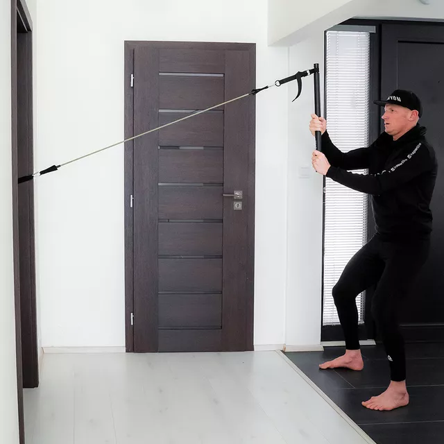 Pilates Bar w/ Resistance Bands & Door Anchor inSPORTline Ancairo