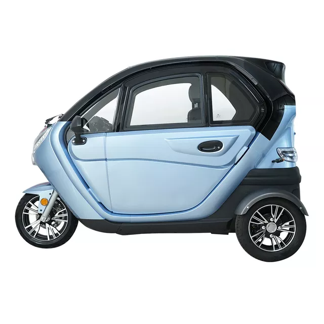 Electric Three-Wheeler w/ Roof W-TEC Tukago – 25 km/h - Blue
