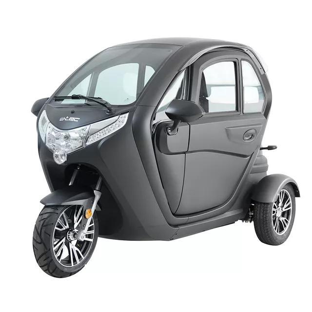 Electric Three-Wheeler w/ Roof W-TEC Tukago – 25 km/h - Blue - Black