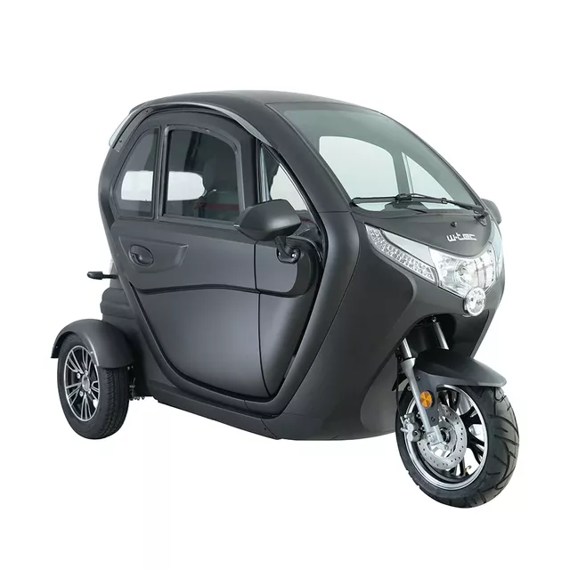 Electric Three-Wheeler w/ Roof W-TEC Tukago – 25 km/h - Blue