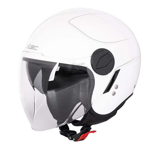 Scooter Helmet W-TEC Vernante - Glossy Black - Glossy White