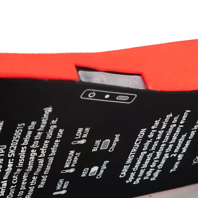 Heated Insoles W-TEC Dinaro 2 x 3,200 mAh w/ Remote Control