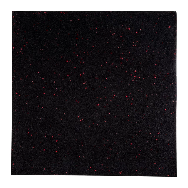 Heavy Duty Floor Mat inSPORTline Proteko II 50 x 50 x 1.5 cm - Black-Red