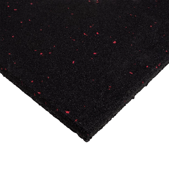 Heavy Duty Floor Mat inSPORTline Proteko II 50 x 50 x 1.5 cm - Black-Red