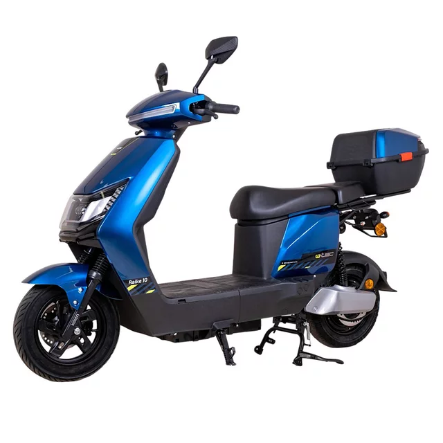Electric Scooter W-TEC Raike II 10” - Black-Silver - Blue-Black