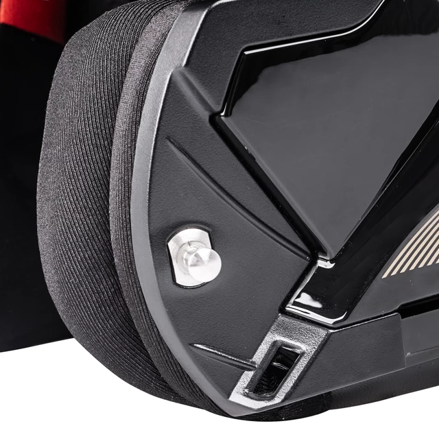 Flip-Up Motorcycle Helmet W-TEC Venero - Glossy Black-Gold