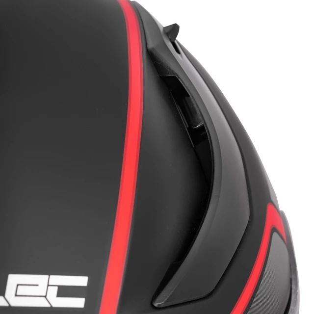 Full-Face Motorcycle Helmet W-TEC Vesco - Glossy Black-Neon Yellow