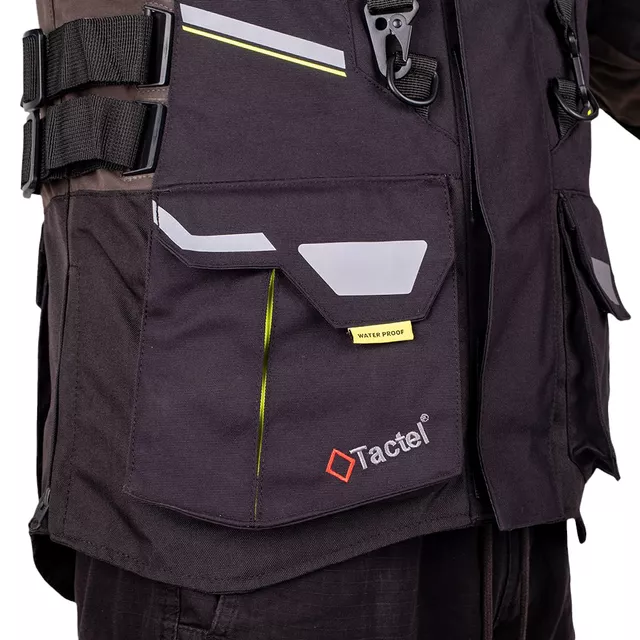 Motorcycle Jacket W-TEC Daimick - Black-Grey