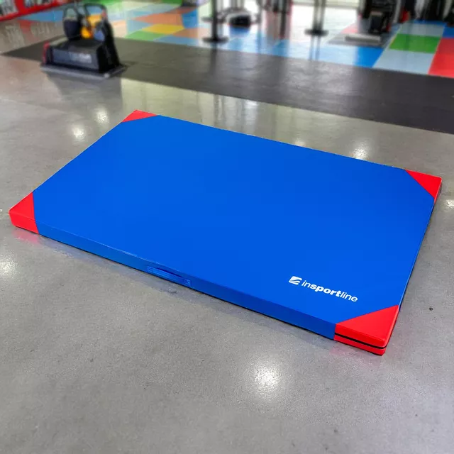 Gymnastics Mat inSPORTline Munakor T60 200 x 120 x 10 cm - Blue - Blue