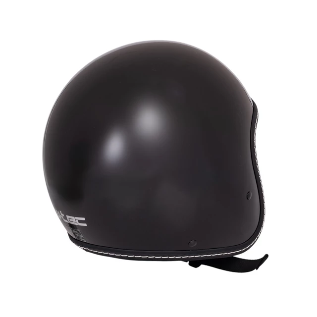 Chopper Helmet W-TEC Badachos w/ Atavist Goggles - Black Glossy