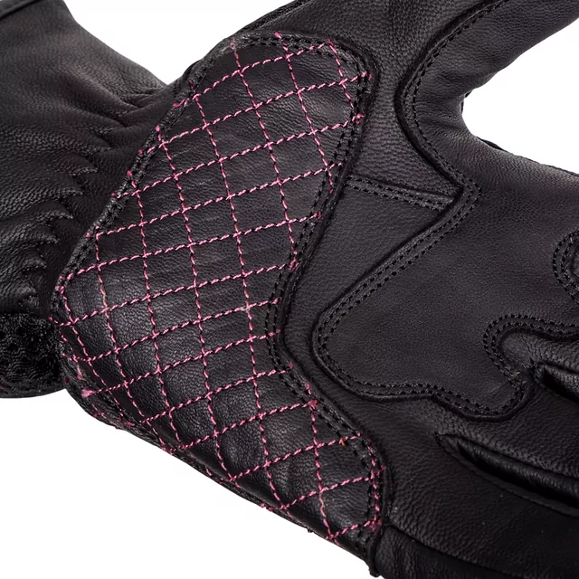 Women’s Motorcycle Gloves W-TEC Ladonna - Black-Pink