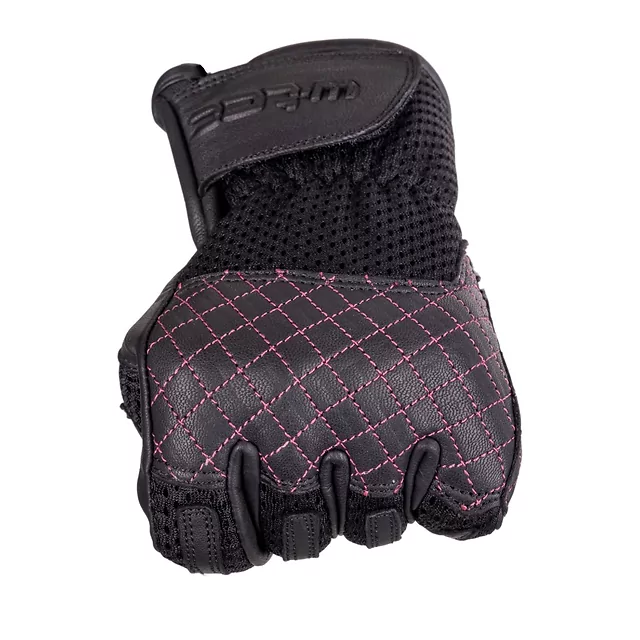 Women’s Motorcycle Gloves W-TEC Ladonna - Black-Pink