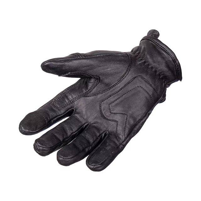Leather Motorcycle Gloves W-TEC Cherton II - Black