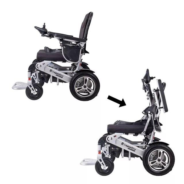Electric Wheelchair inSPORTline Hawkie II 700 W - Silver