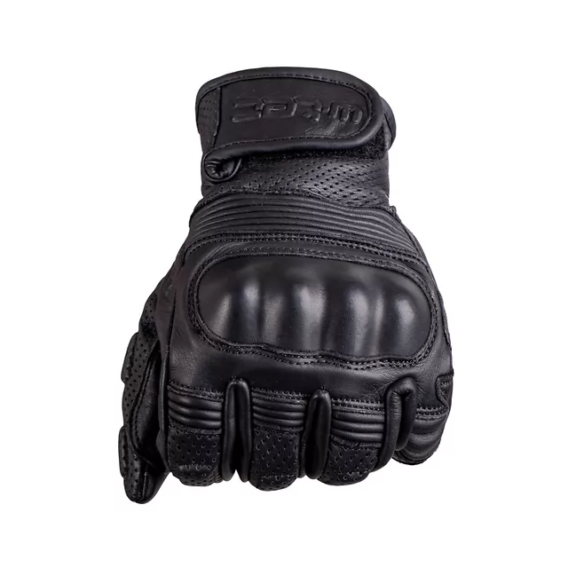 Leather Motorcycle Gloves W-TEC Clascado - Black