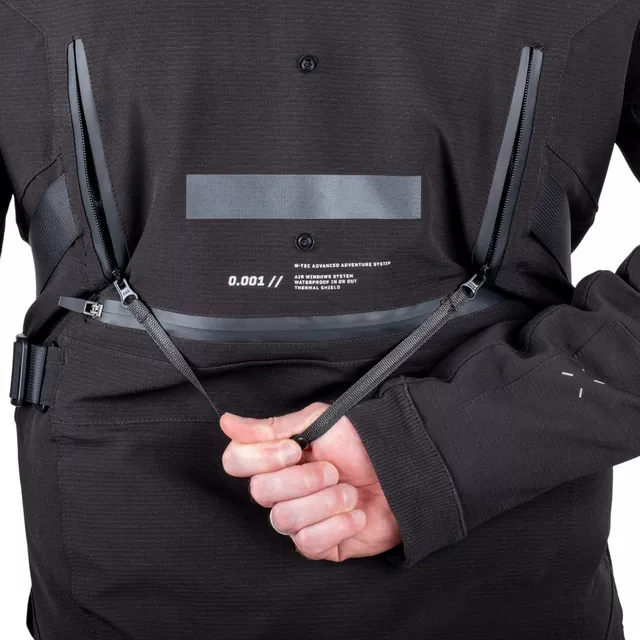 Motorcycle Jacket W-TEC Nykolas - Black