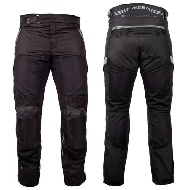 Motorcycle Pants BOS Soul - Black-Red - Black