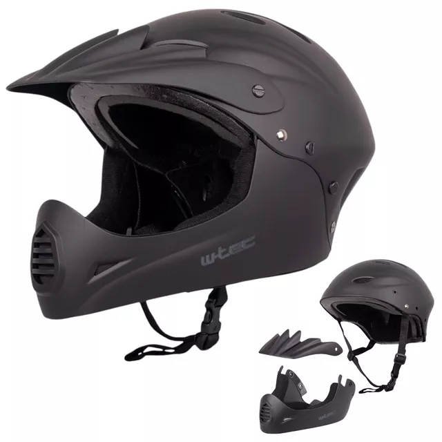 Downhill Helmet W-TEC Campanero Matte Black