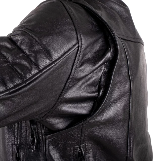 Leather Motorcycle Jacket W-TEC Murayo II - Black