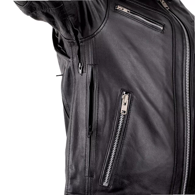 Leather Motorcycle Jacket W-TEC Murayo