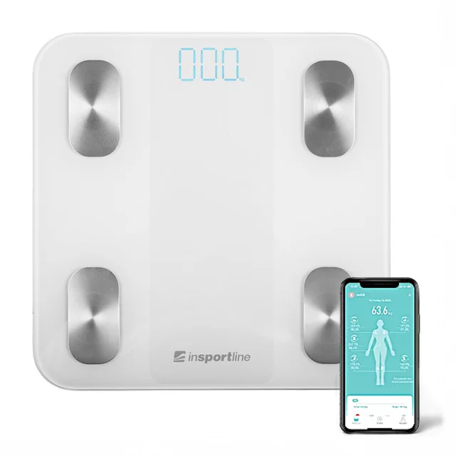 Smart Scale inSPORTline Syncale 20 - White - White