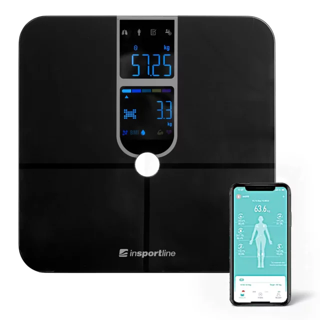 Smart Scale inSPORTline Syncale 100 - White - Black