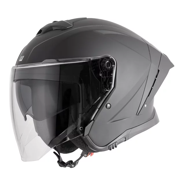 Motorcycle Helmet W-TEC Voltik - Matte Black - Matte Black