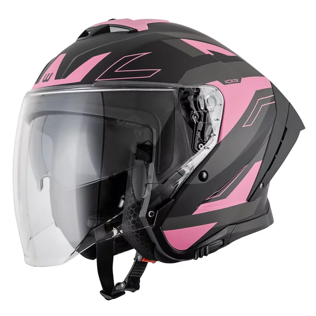 Motorcycle Helmet W-TEC Voltik Shockrose - Pink - Pink