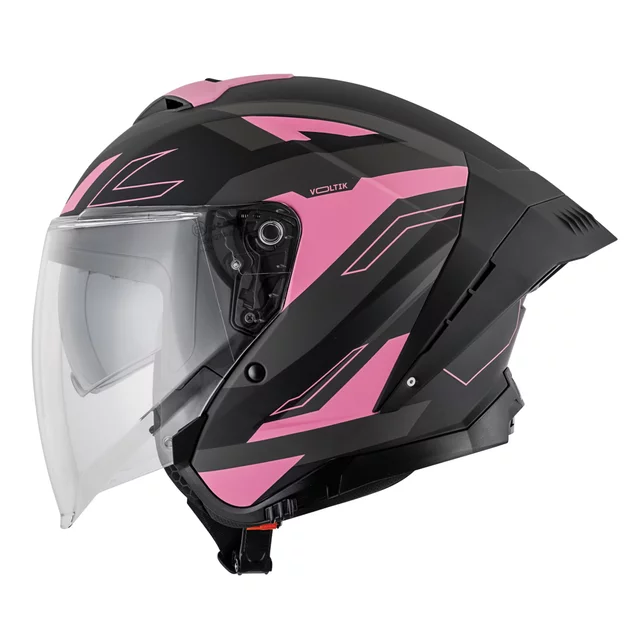 Motorcycle Helmet W-TEC Voltik Shockrose - Pink