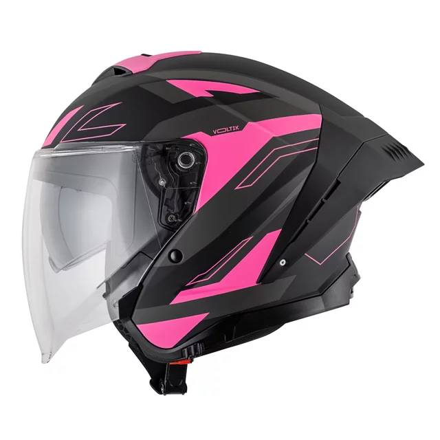 Motorcycle Helmet W-TEC Voltik Shockrose - Pink