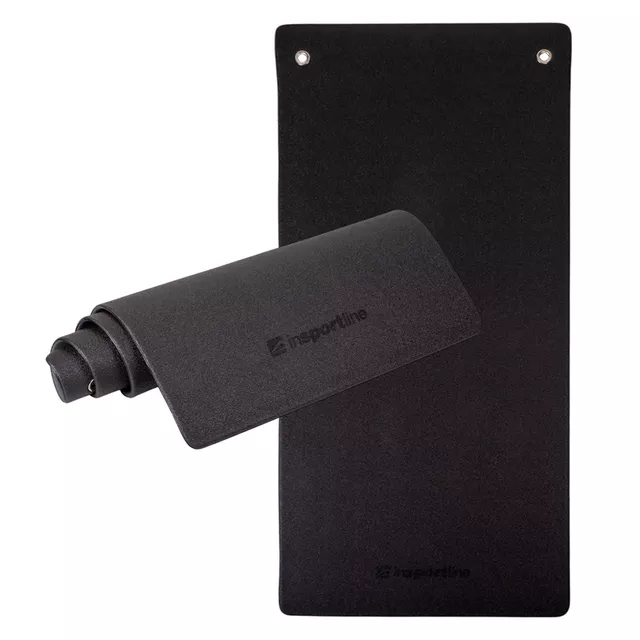 Exercise Mat inSPORTline Aero Advance 120 x 60cm - mocha mousse-šedá - Black-Grey
