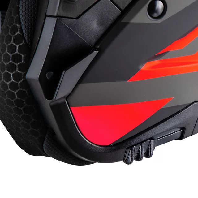 Motorcycle Helmet W-TEC Voltik Graphic - Red