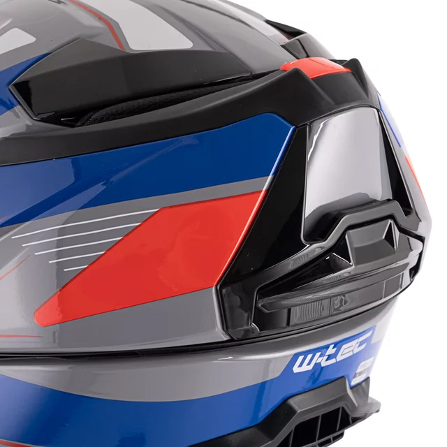 Flip-Up Motorcycle Helmet W-TEC Zoroz P/J - Matt Black-Fluo Pink