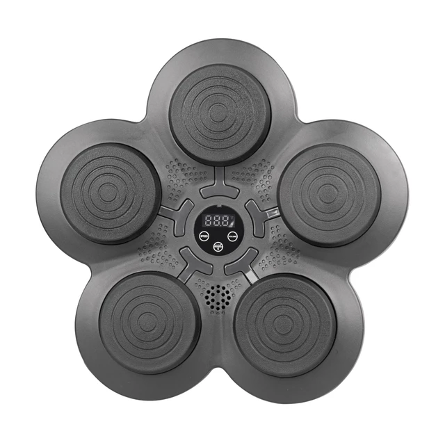 Wall-Mounted Electronic Punching Target inSPORTline Smartpunch + Boxing Gloves inSPORTline Shormag - Black