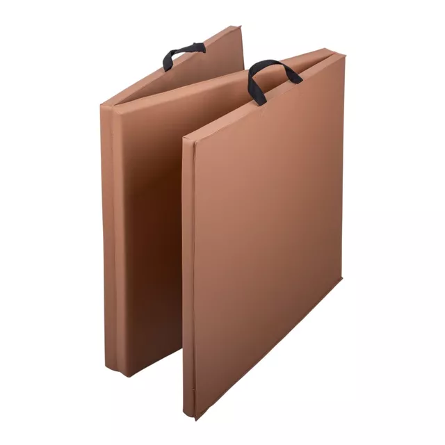 Folding Gymnastics Mat inSPORTline Trifold 195 x 90 x 5 cm - Red