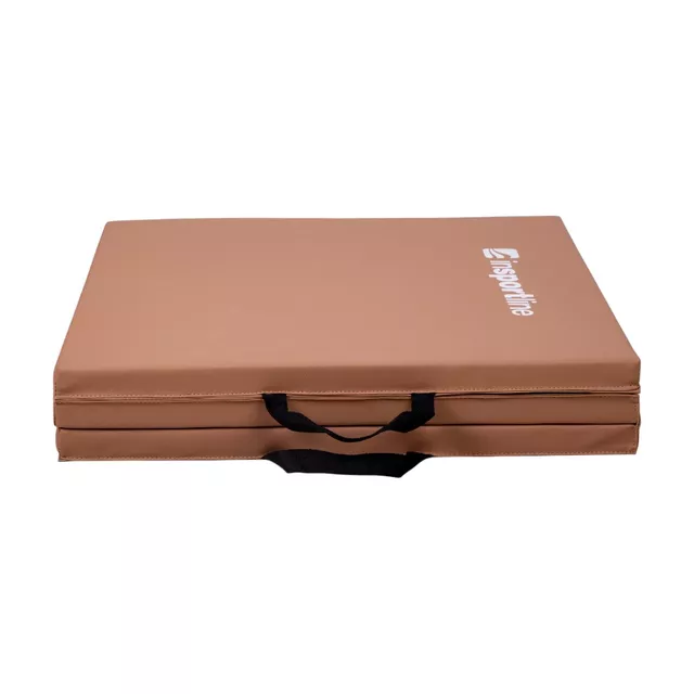Folding Gymnastics Mat inSPORTline Trifold 195 x 90 x 5 cm - Red