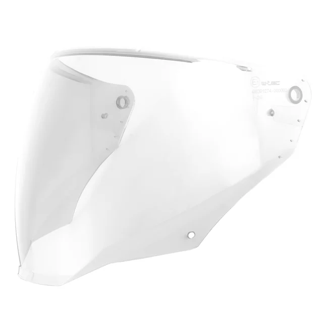 Replacement Visor for W-TEC Voltik Helmet - Mirror - Clear