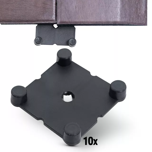 Connector Set for Luxteko Waffle Floor Mats – 10 Pcs.