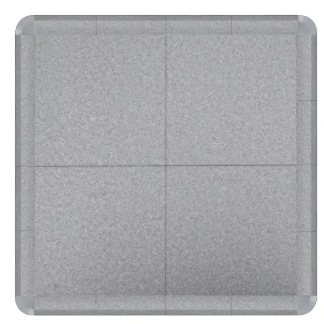 Heavy-Duty Floor Mat inSPORTline Luxteko Waffle 100 x 100 x 2 cm - Wood