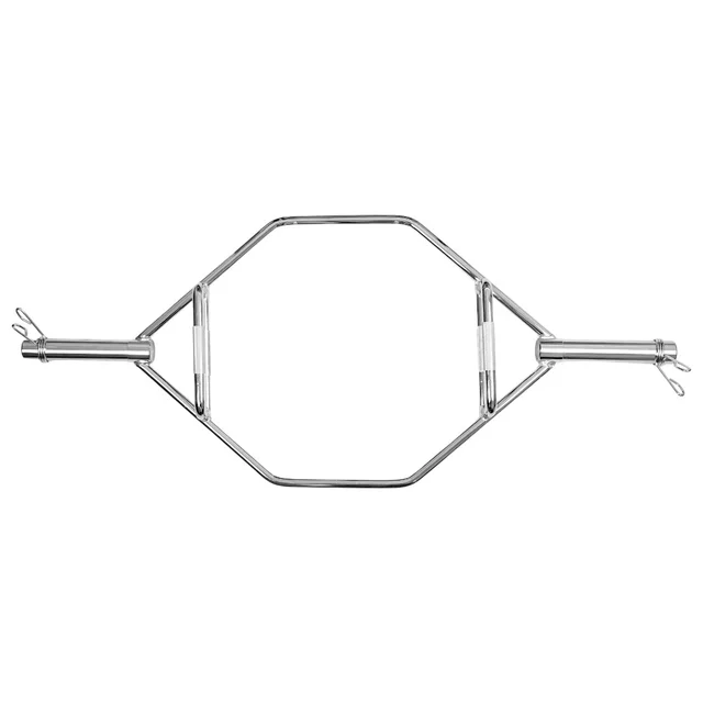 Hex Olympic Barbell inSPORTline Hexlif 140 cm / 50 mm – 21.8 kg, 200 kg Capacity, with Collars