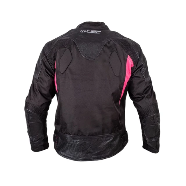 Women’s Motorcycle Jacket W-TEC Durmana - Black-Pink