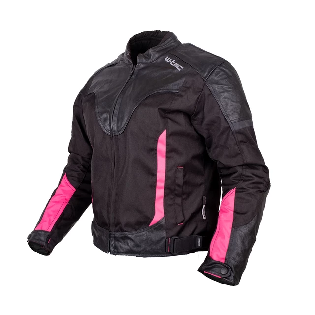 Women’s Motorcycle Jacket W-TEC Durmana - Black-Pink