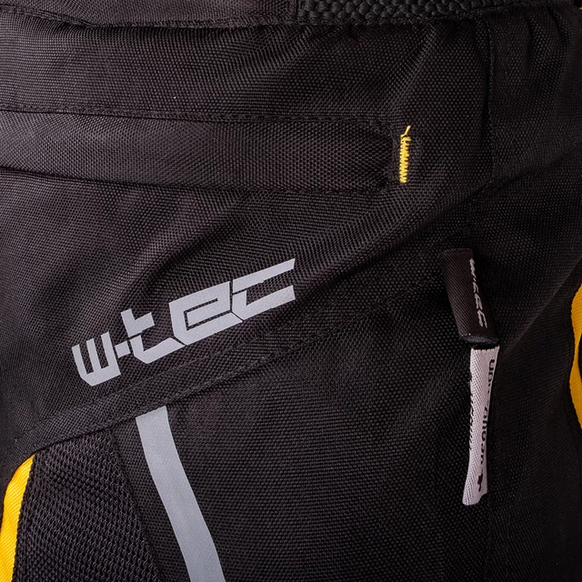 Men’s Summer Motorcycle Pants W-TEC Toranio - Black-Yellow