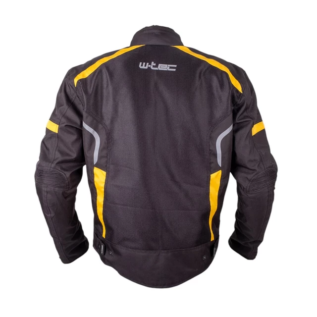 Men’s Summer Motorcycle Jacket W-TEC Tosheck - Black-Yellow