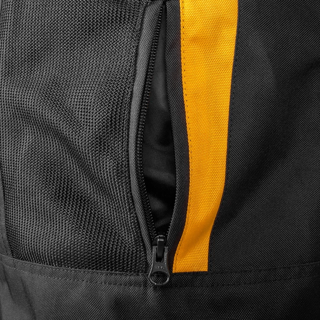 Men’s Summer Motorcycle Jacket W-TEC Tosheck - Black-Yellow