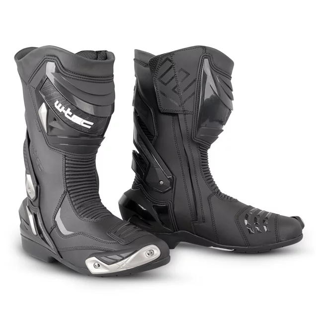 Motorcycle Boots W-TEC Beastor - Black - Black