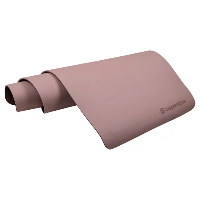 Exercise Mat inSPORTline Kikami 180 x 61 x 0.8 cm - bamboo beige-brown