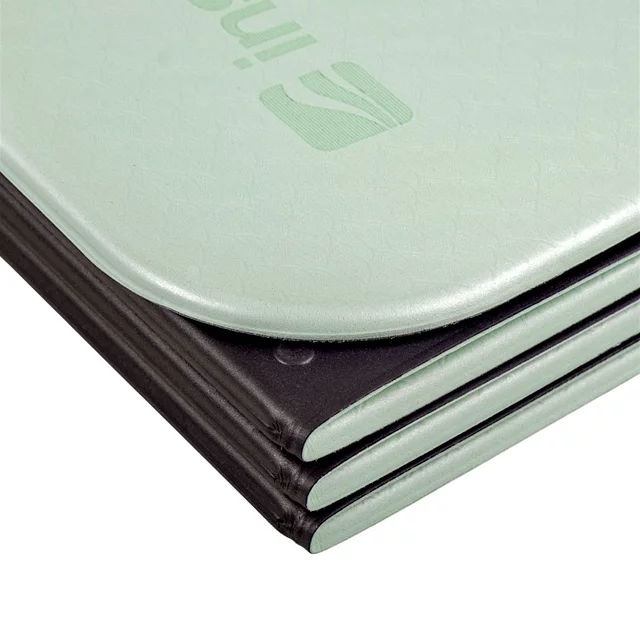 Foldable Exercise Mat inSPORTline Misette 180 x 61 x 0.8 cm - Blue-Black