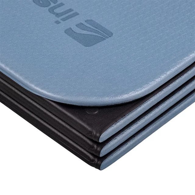 Foldable Exercise Mat inSPORTline Misette 180 x 61 x 0.8 cm - Blue-Black
